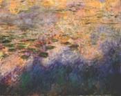 Reflections of Clouds on the Water-Lily Pond, Center Panel